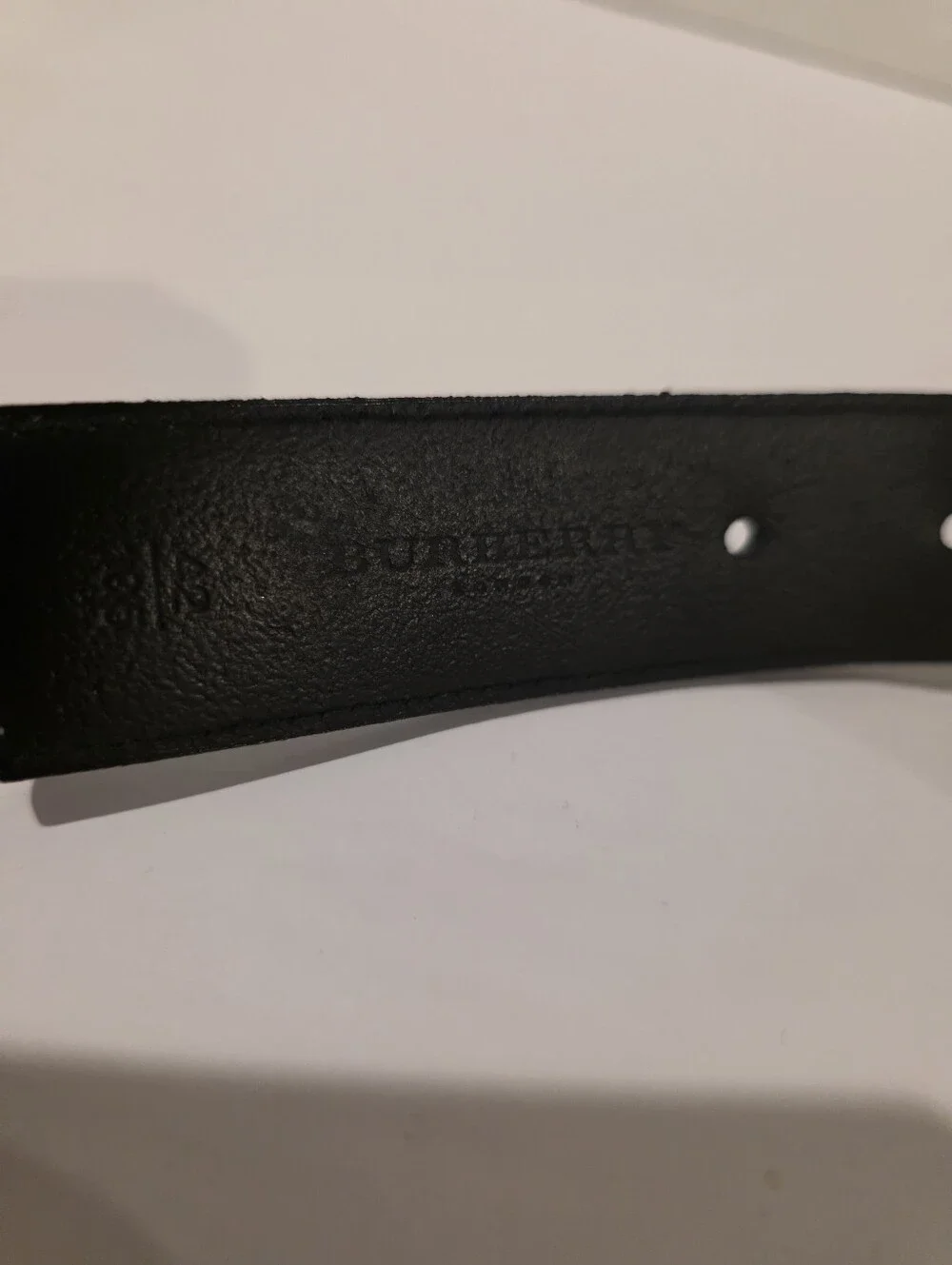 Burberry polished silver